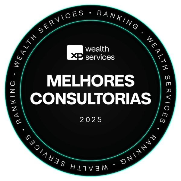 Selo XP Wealth Services Melhores Consultorias 2025